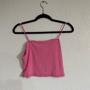 Hot pink tank top